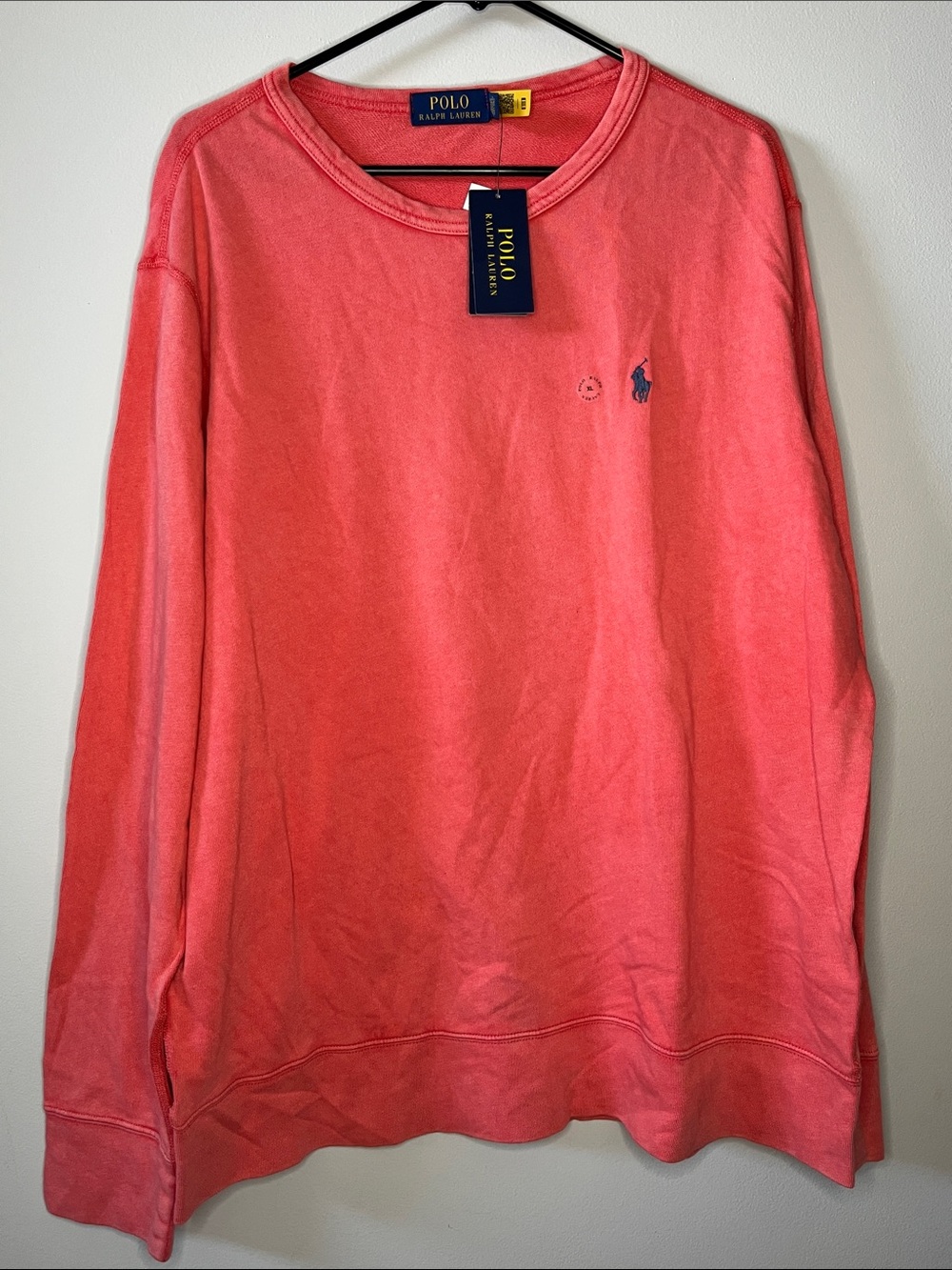 Ralph Lauren NWT Spa Terry Sweatshirt crewneck long sleeve